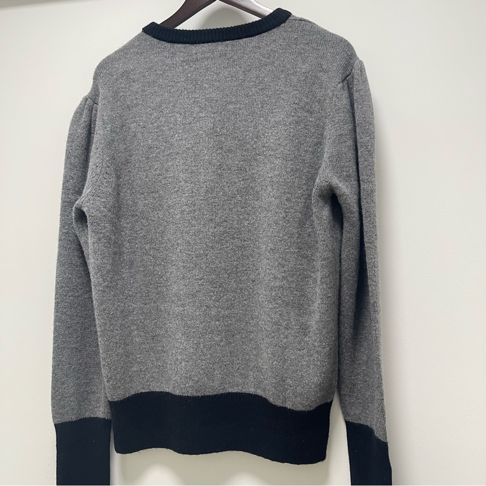 Random Identities Wool Cashmere Blend Crew Neck Gray Sweater Size Medium - Picture 9 of 12
